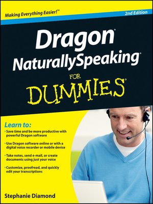 cover image of Dragon NaturallySpeaking For Dummies